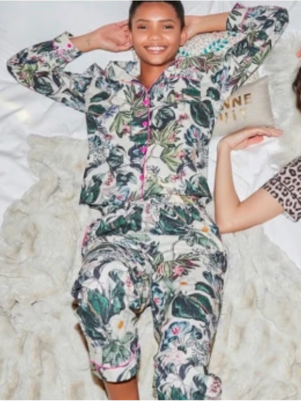 Generation Love Sasha Floral Jungle Pajama Set Size Small